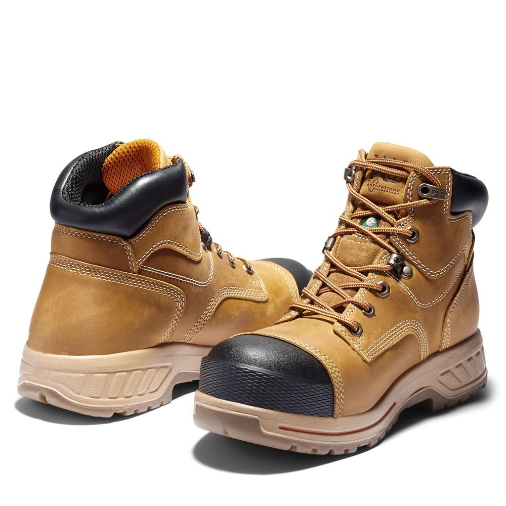 Timberland Mens Work Boots PRO® Endurance HD 6\" Comp Toe - Brown/Black - India GX1037428